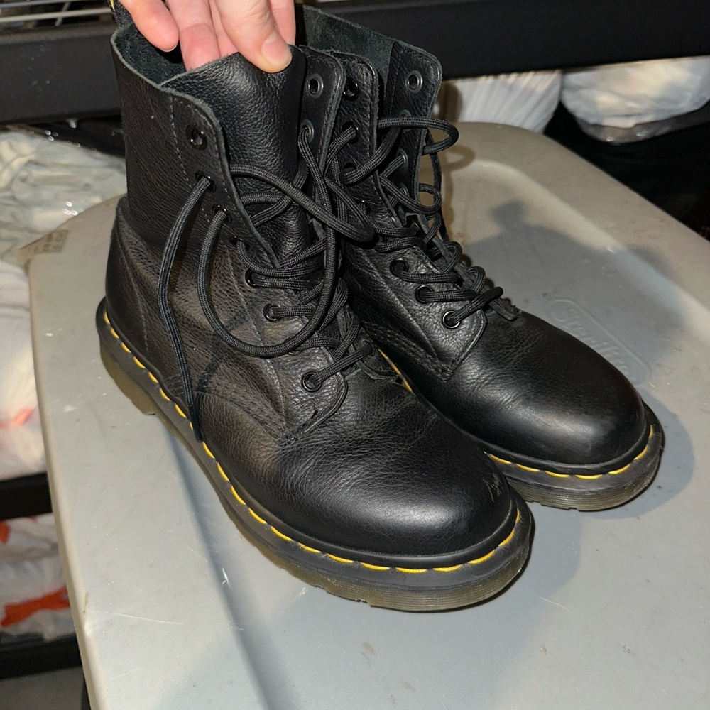 Dr. Martens Black Leather Boots